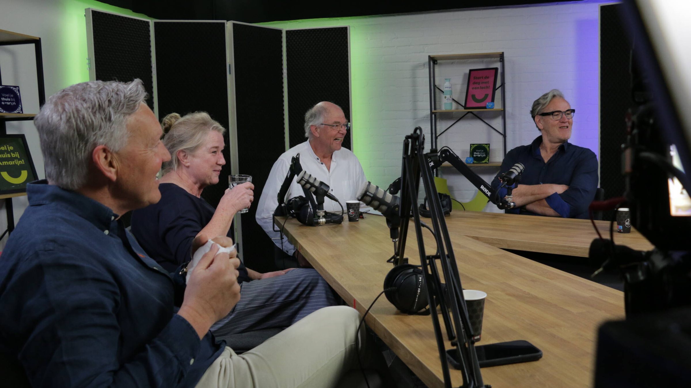 De videopodcast-studio van Zeeland Podcasts
