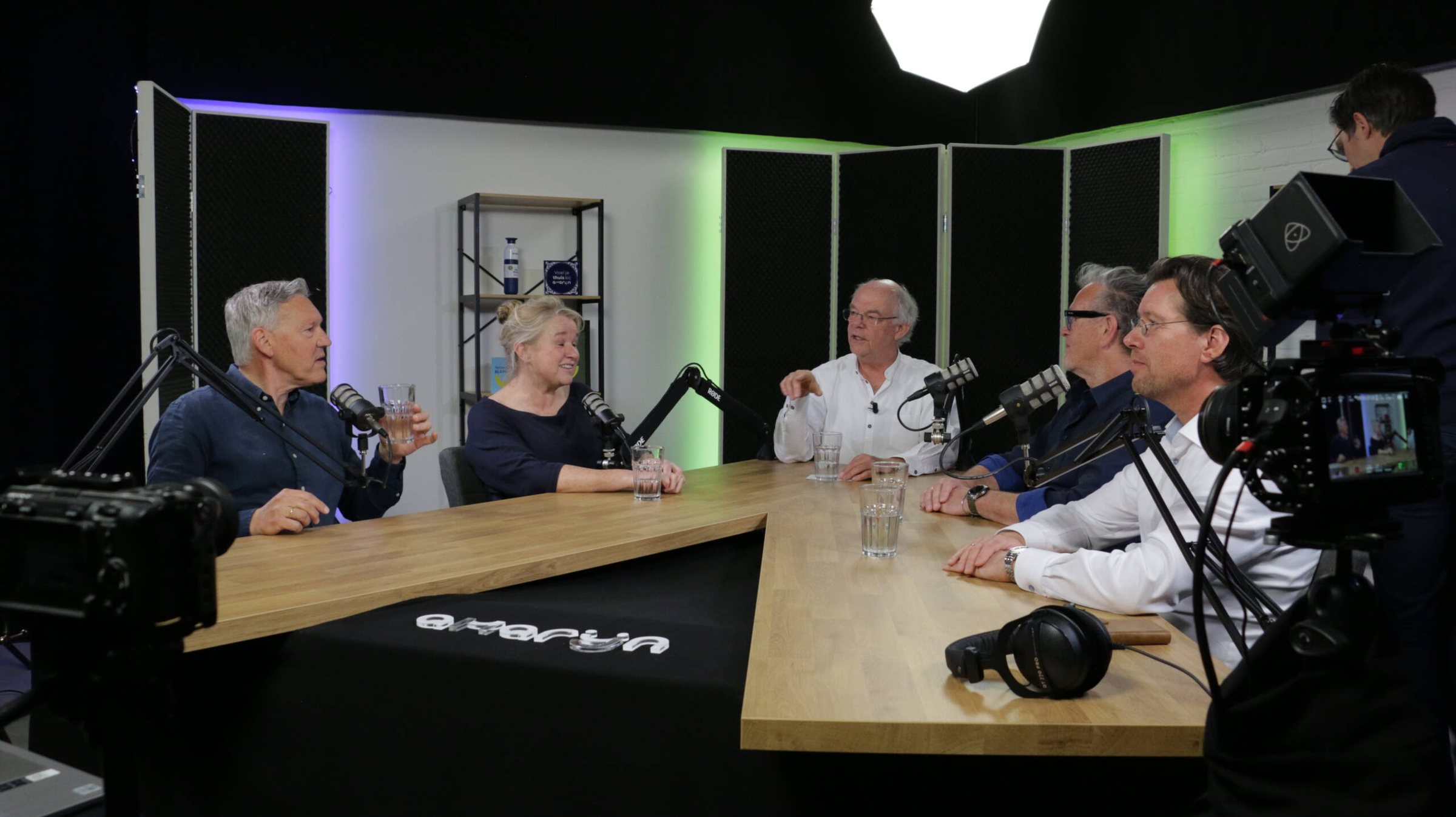 De podcaststudio van Zeeland Podcasts in Vlissingen